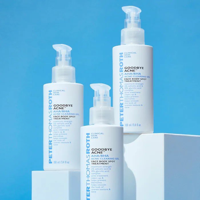 Peter Thomas Roth Goodbye Acne™ AHA/BHA Acne Clearing Gel Face Body Spot Treatment - Image 6