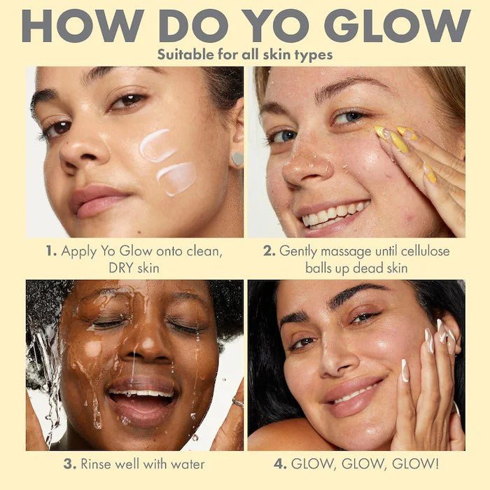 Wishful Yo Glow AHA & BHA Facial Enzyme Scrub - Image 8