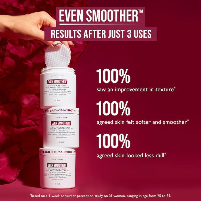 Peter Thomas Roth Even Smoother™ Glycolic Retinol Resurfacing Peel Pads - Image 6