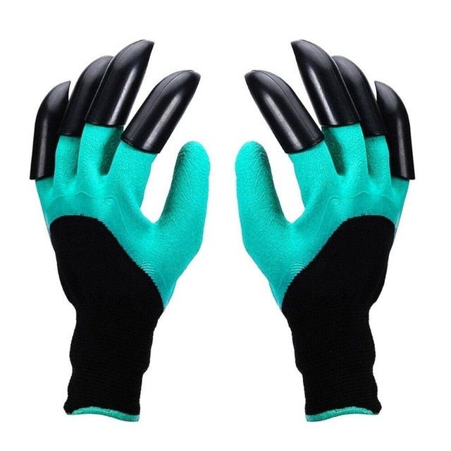 4/8 Hand Claw ABS Plastic Garden Rubber Gloves Gardening Digging Planting Durable Waterproof Work Glove Outdoor Gadgets 2 Style - Image 4