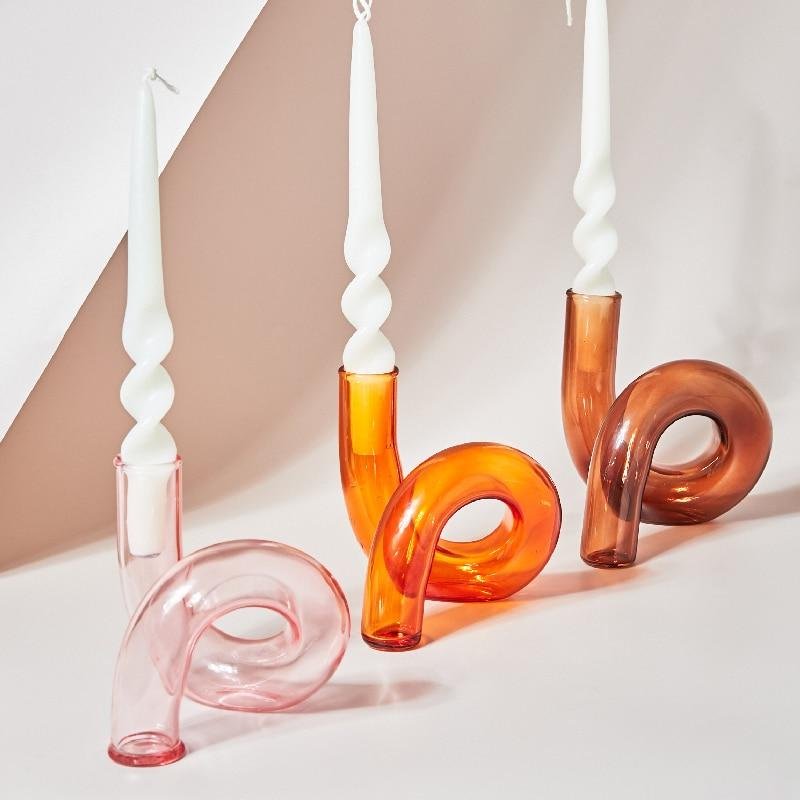 Abstract Vase/Candle Holder