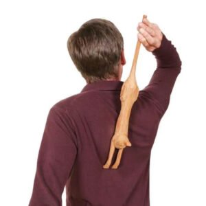 Wooden Cat-Shaped Back Scratcher Stick