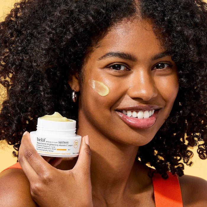 belif Aqua Bomb Brightening Vitamin C Cream with Hyaluronic Acid - Image 2