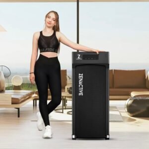 Walking Pad, Under Desk Portable Treadmill (Black, 1 Year Warranty)